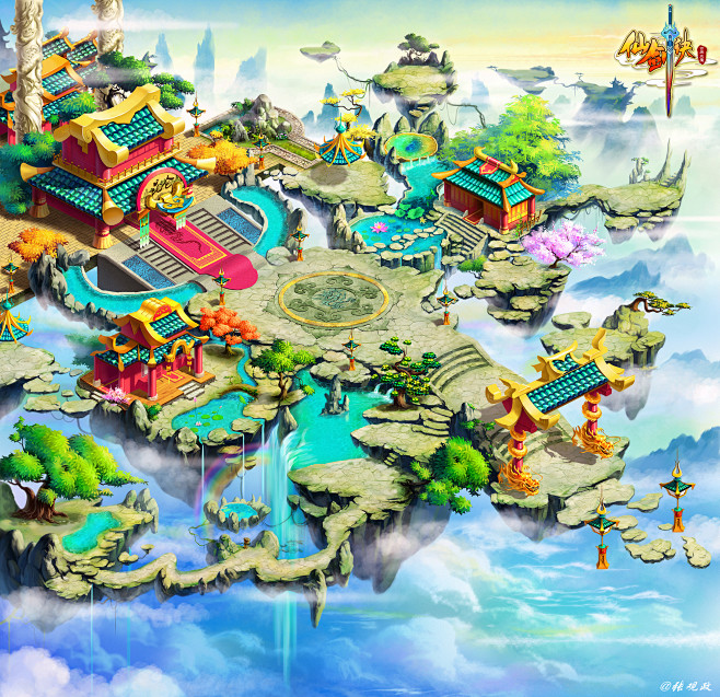 张观政采集于2016-05-29 16:51:30《仙剑诀》原画