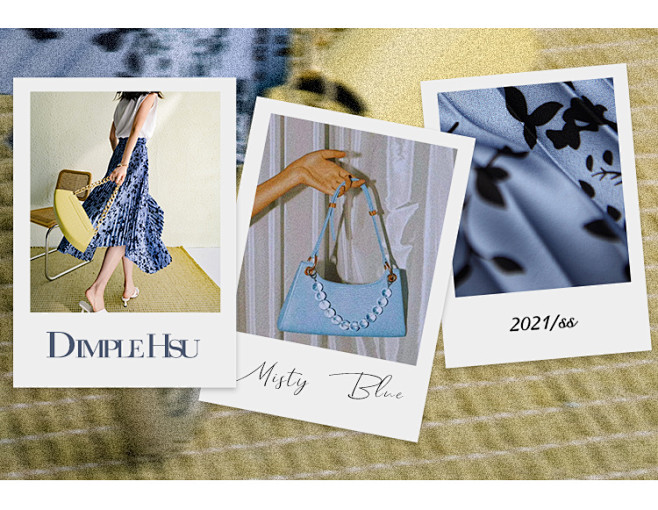 莫兰迪色mistyblue百褶藏肉显高垂顺有分量印花裙b31998现预淘宝网