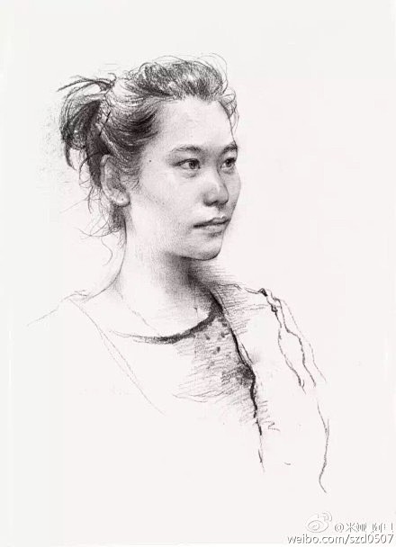 老鹰画室张文龙素描作品