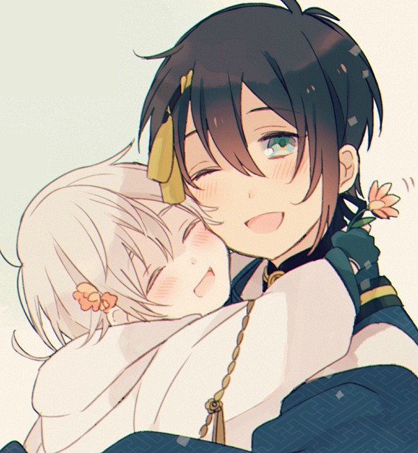 有爱的三日鹤三日月带着幼鹤成长的甜甜故事幼鹤太可爱了pid59495651