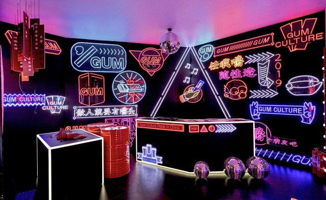 合影墙拍照墙打卡点互动拍照网红打卡5137