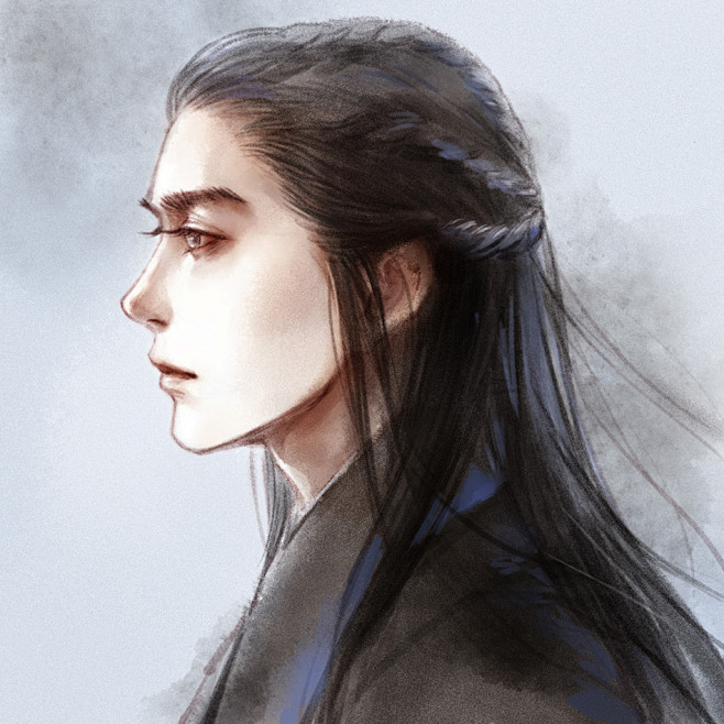 涂了下沈老师和黑袍使的头像~~-古戈力