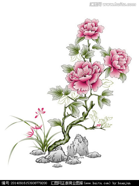 汇图网采集于2014-11-14 18:48:04牡丹设计素材汇图网同采自www.