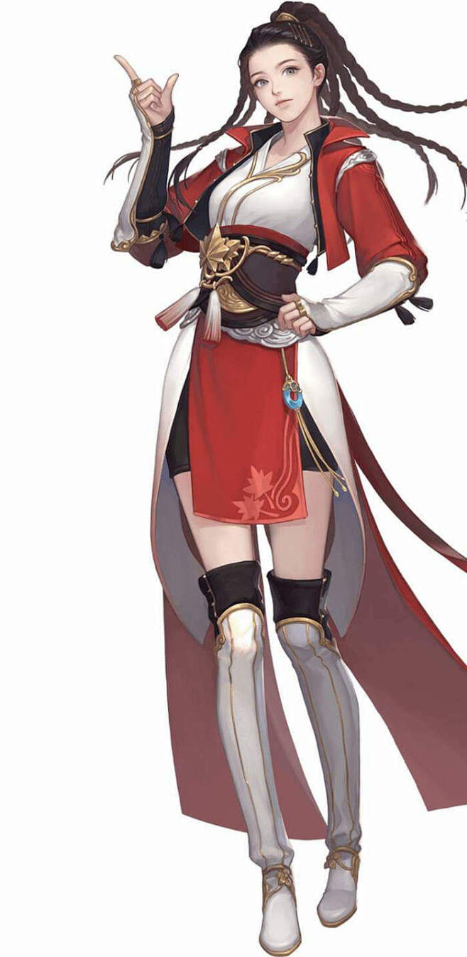 遇见逆水寒女角色全身立绘