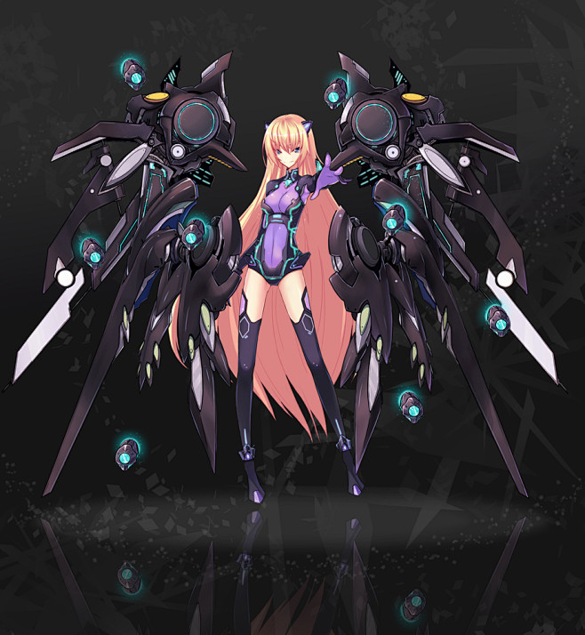 k-zero从kingr-art转采于2017-06-14 08:36:33机娘·枪械师k-zero同采