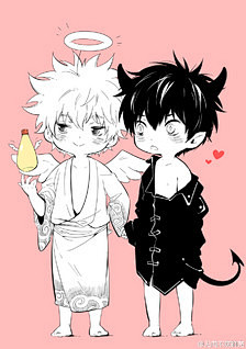 坂田银时土方十四郎小天使与小恶魔同人激萌银魂银他妈回归银土大法好