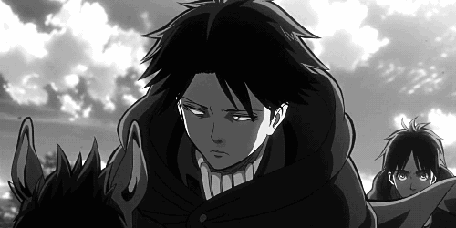 进击的巨人##动图#【gif】 利威尔.