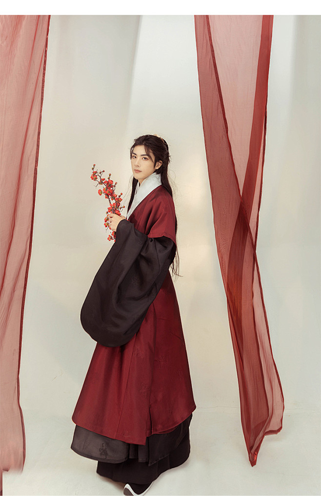 宴山亭原创汉服苍穹归源系列秋山君明制道袍暗纹纱褡护4批淘宝网