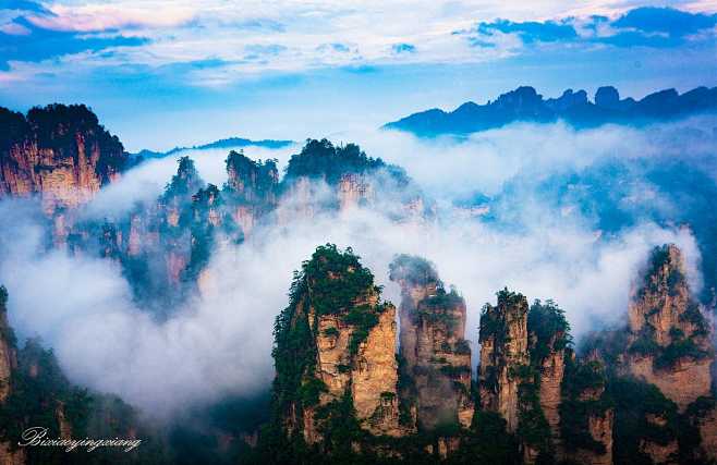 湖南张家界之天子山by碧宵向金次on500px美景
