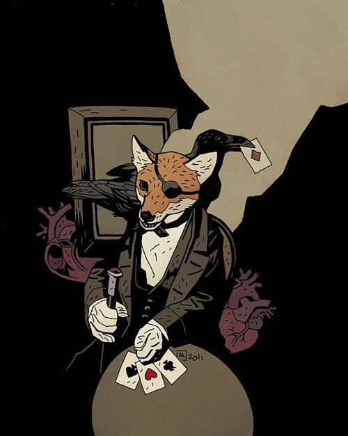 hellboy地狱小子地狱男爵的一些彩色插图bymikemignola676767