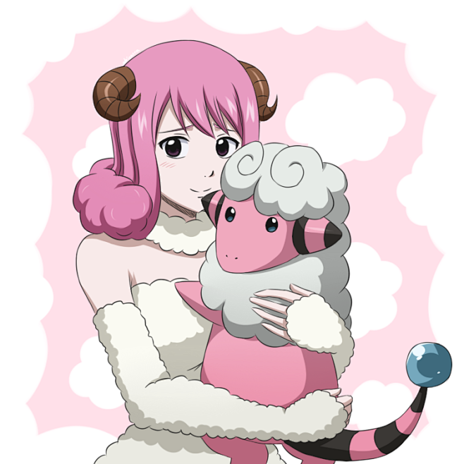 妖尾超越者和夏露同人图