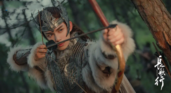 美男吴磊饰阿诗勒隼sun3展草原特勤雄姿射箭