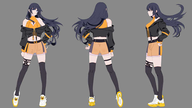 星曜娘三视图