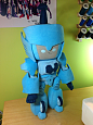 Custom Blurr jointed plush doll. on Toy Design Served