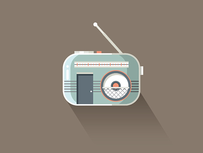 06-24 14:53:00复古收音机插画-llllll小瓶子llllll同采自dribbble