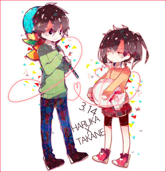 阳炎project唯美动漫二次元情侣q版