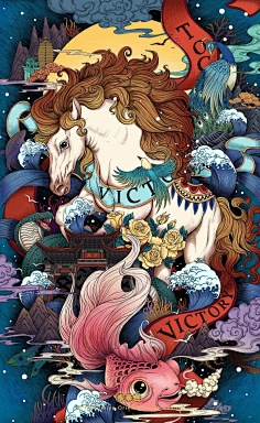 中国风插画国潮插画