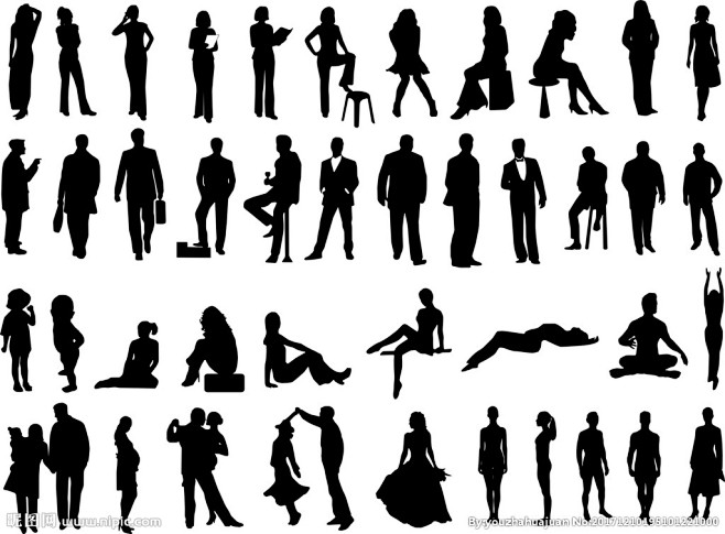 2018-01-03 10:06:19人物剪影a空间-方案-点缀素材丁一dien同采自www