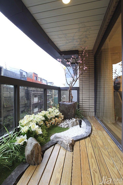 打造中式宽敞阳台设计方案阳台田园风格