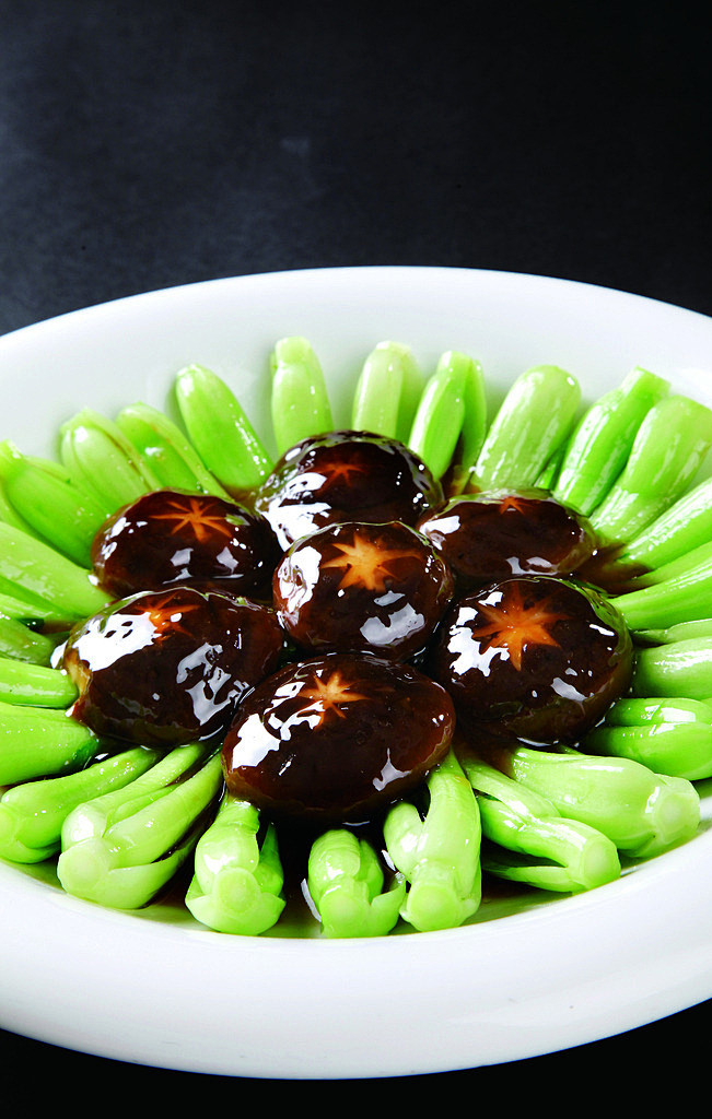 香菇油菜图片淮扬菜图片苏菜图片
