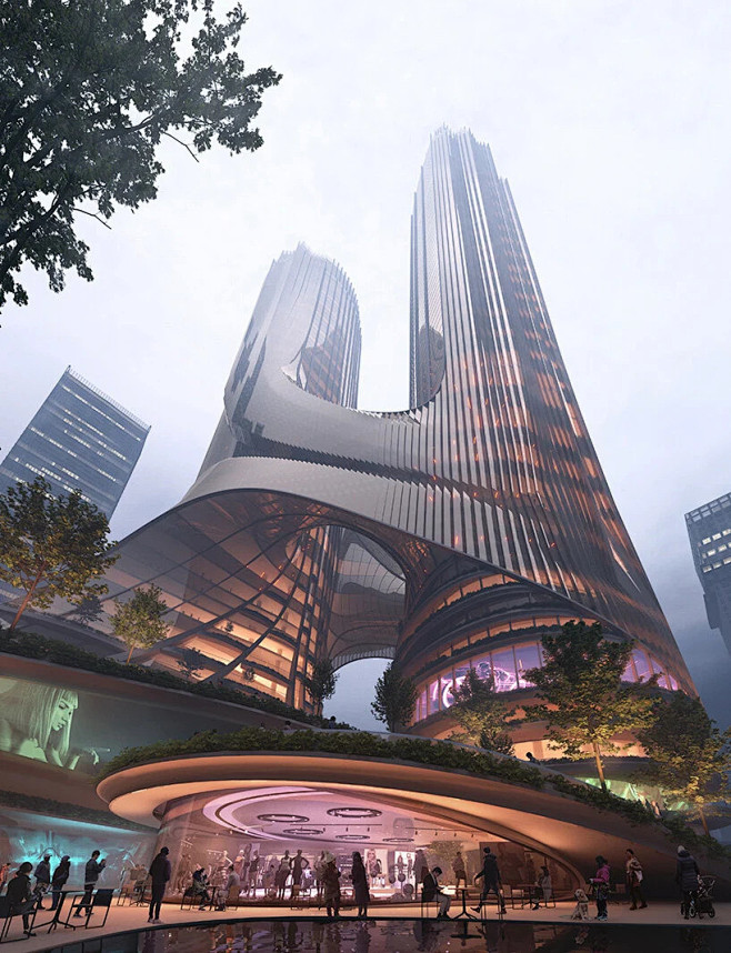 zahahadidarchitectstobuildtowercatshenzhenbaysuperheadquarters