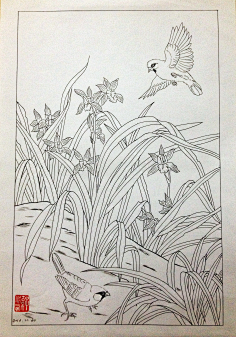 nipic.com橙花工笔画源文件葡萄妖妖采集到工笔画采集baike.baidu.