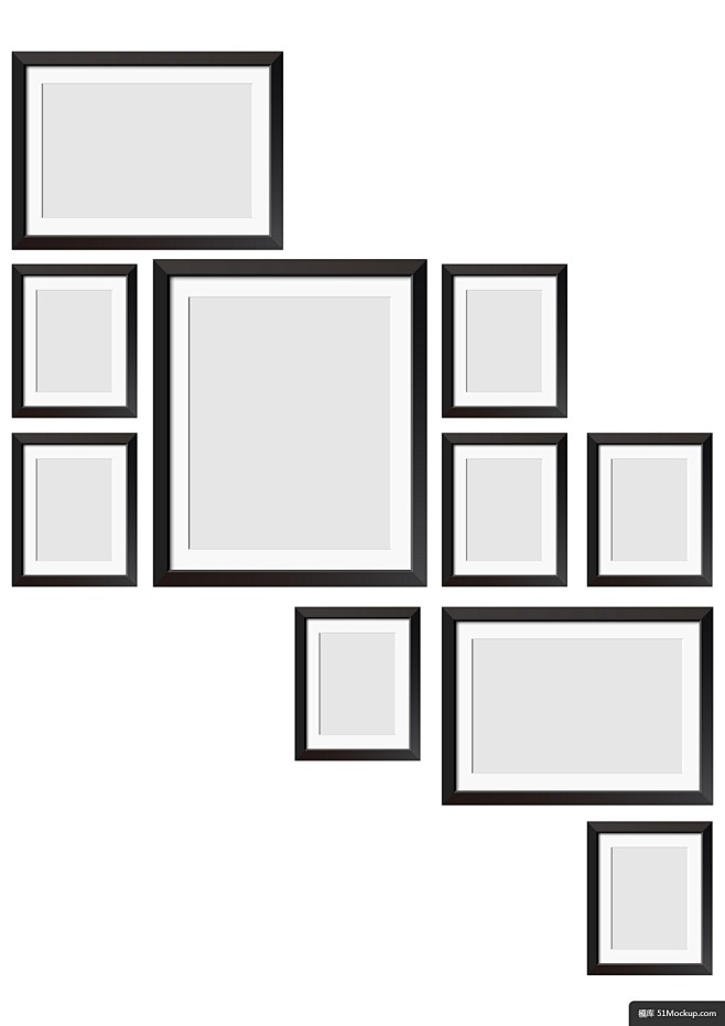 照片墙模板免扣png