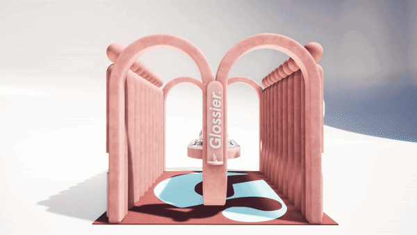 glossierpopupstoredesignvideobylavs