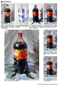a色粉油画水粉
