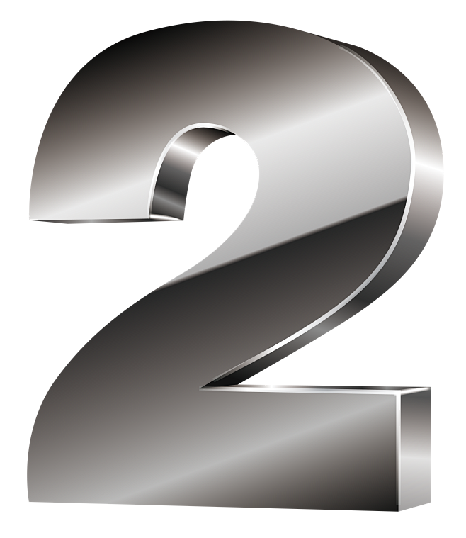 质感3d立体数字2