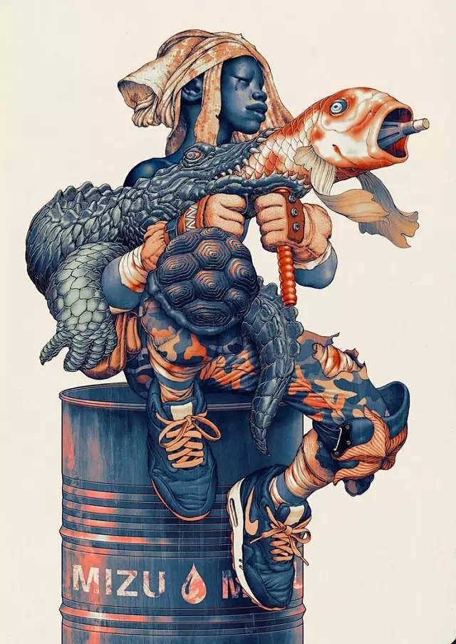 看看美国插画师jamesjean难以超越的背面