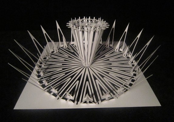 立体卡纸模型立体构成线构成手工创意diy作业比赛作品