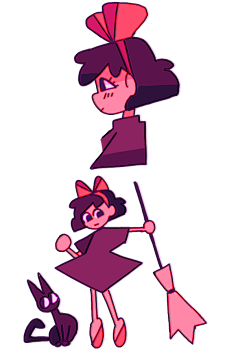 2d角色卡通插画