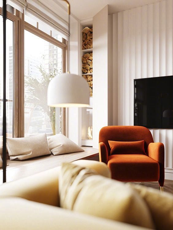 室内设计软装配色温暖感