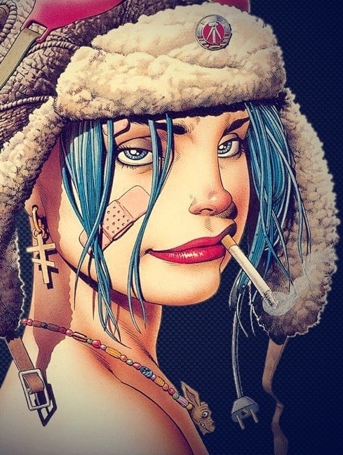 英国漫画家jamiehewlett作品