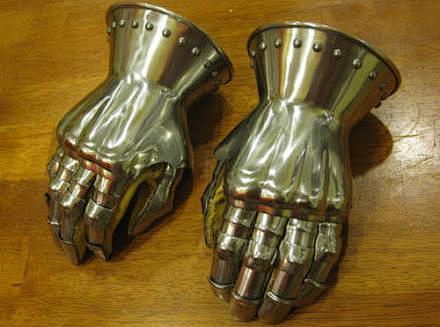 欧美中世纪铠甲手套欧洲中世纪铠甲手套