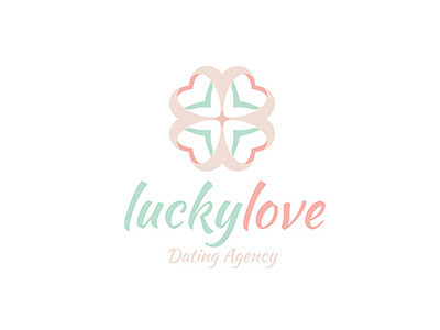 炒鸡幸运20款四叶草元素logo设计优优教程网