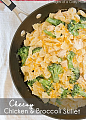 Cheesy Chicken and Broccoli Skillet - quick and easy for busy weeknights.