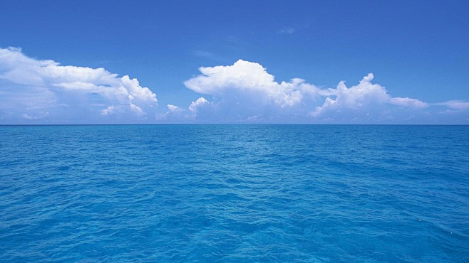 蔚蓝海洋海水湛蓝大海