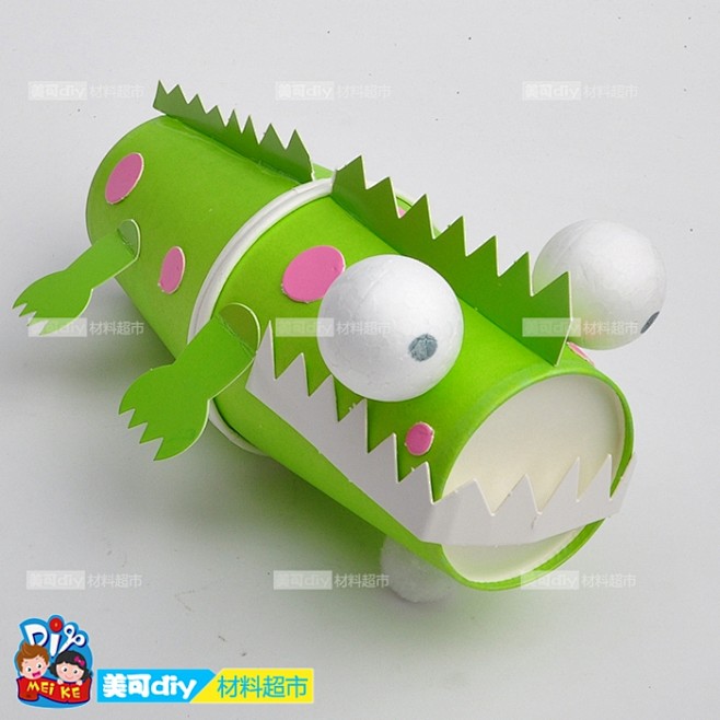 卡通纸杯动物meike幼儿园手工制作材料包diy儿童立体粘贴画热卖淘宝网