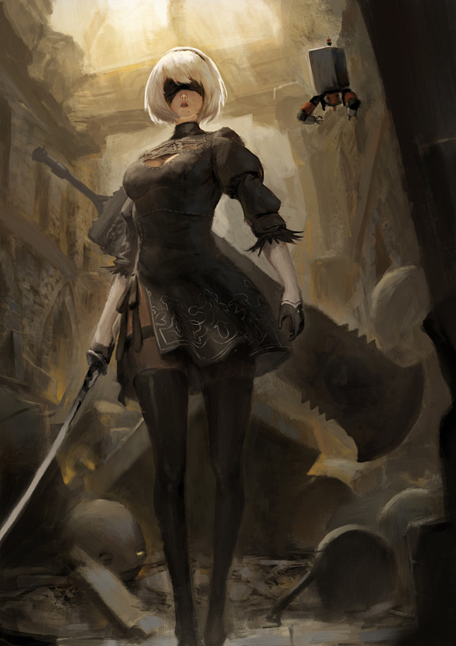 2b nier automata fan.