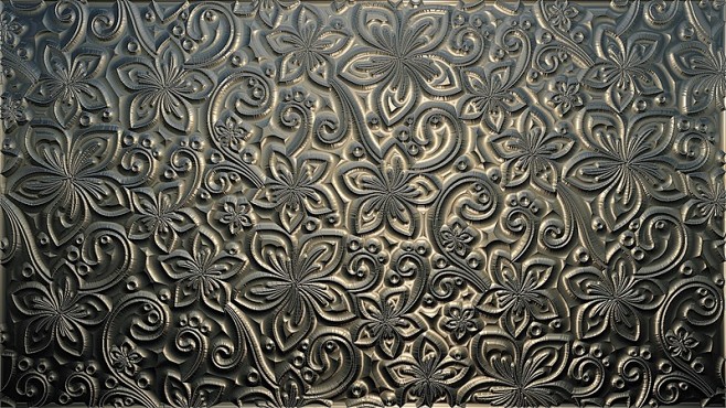 制作网页素材篇浮雕金属质感背景素材浪漫人生