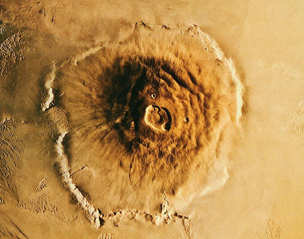 太阳系最高山火星奥林帕斯山地理时间
