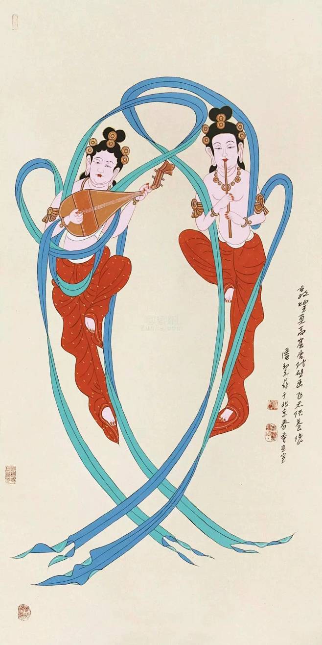 潘絜兹工笔人物