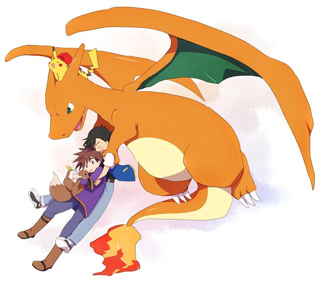 宠物小精灵口袋妖怪神奇宝贝茂智小茂小智