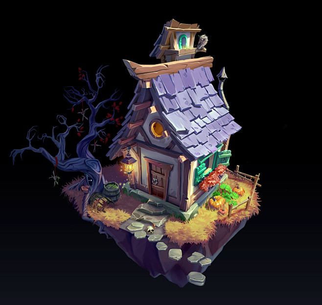 外面的女巫的房子