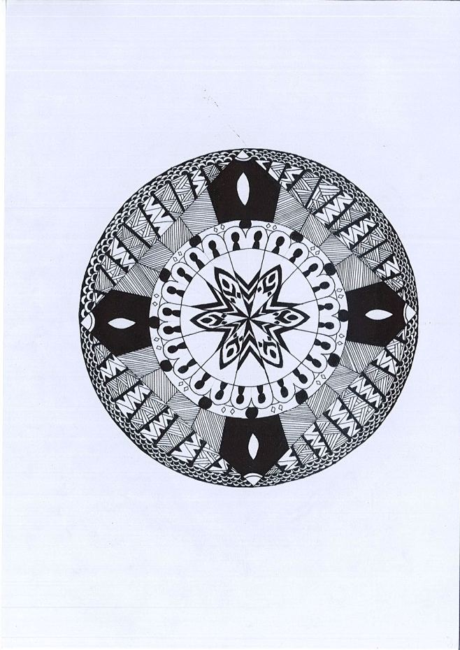 黑白装饰画