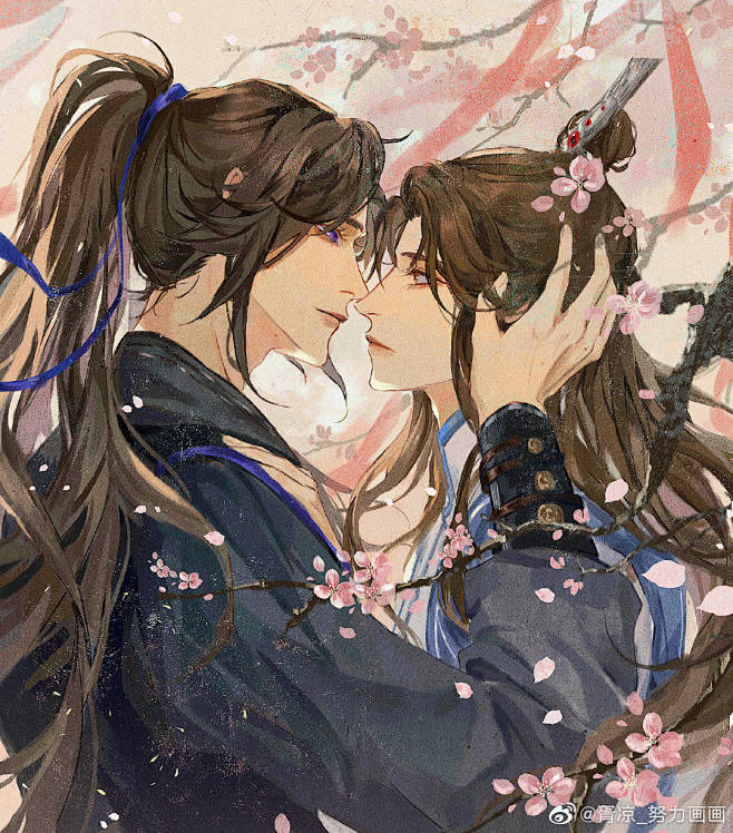 二哈情侣美男