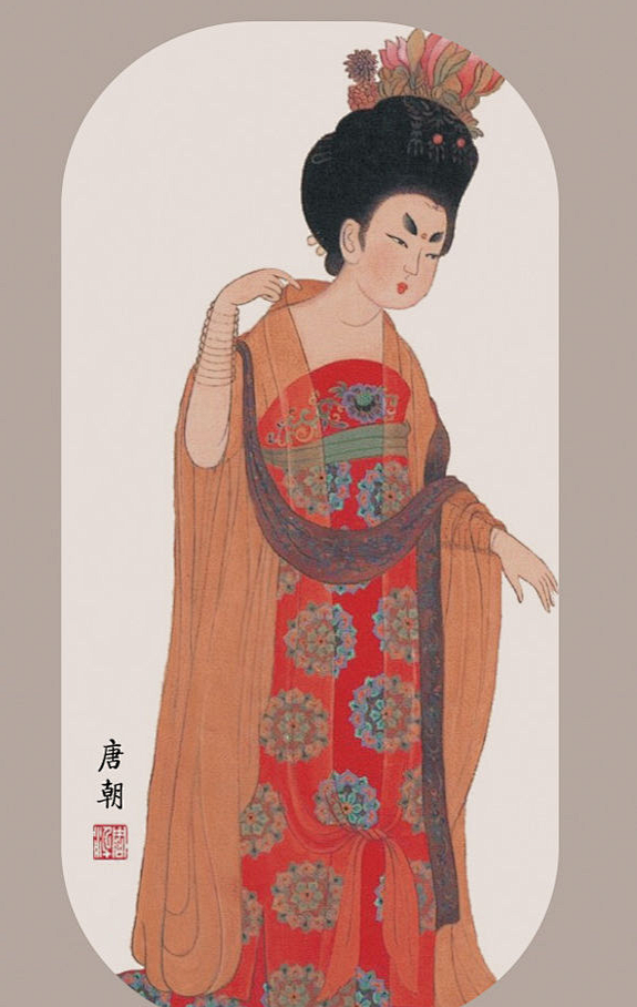 汉服汉族女子各朝代服饰特点之唐朝chinesehanfu