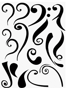 字体笔画哥特笔画艺术字宋体笔画情人节